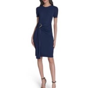 Vince Camuto Midnight Blue Midi Dress